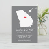 Faire-part de déplacement | Etat GÉORGIE (Debout devant)