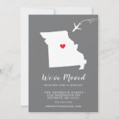 Faire-part de déplacement | État MISSOURI (Devant)