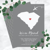 Faire-part de déplacement | État SUD CAROLINA