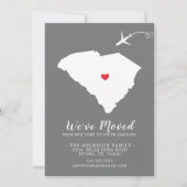 Faire-part de déplacement | État SUD CAROLINA (Devant)
