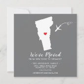 Faire-part de déplacement | État VERMONT (Devant)