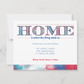 Faire-part de déplacement militaire (Devant)