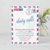 Faire-part de déplacement militaire de Fort Campbe (Debout devant)