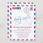 Faire-part de déplacement militaire de Fort Leaven (Devant / Derrière)