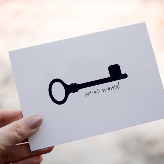 Faire-part de déplacement moderne personnalisable