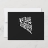 Faire-part de déplacement NEVADA couleur modifiabl (Dos)