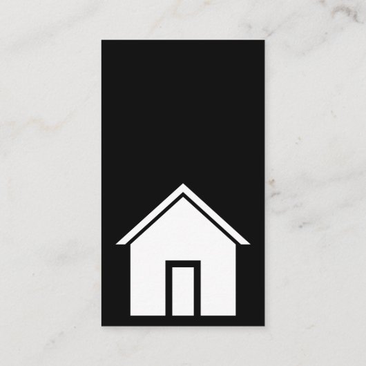 Faire-part de déplacement noir et blanc (Dos)