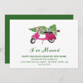 Faire-part de déplacement | Nouvelle maison pour l (Devant / Derrière)