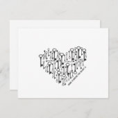 Faire-part de déplacement personnalisable (Devant / Derrière)