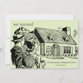 Faire-part de déplacement rétro (Devant)