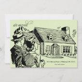 Faire-part de déplacement rétro (Devant)