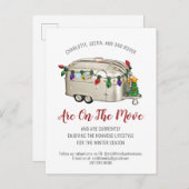 Faire-part de déplacement saisonnier de Camper Whi (Devant / Derrière)