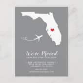 Faire-part de déplacement | State Florida Post Car (Devant)