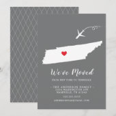 Faire-part de déplacement | TENNESSEE (Devant / Derrière)