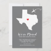 Faire-part de déplacement | TEXTES D'ÉTAT (Devant)