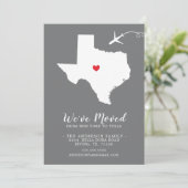 Faire-part de déplacement | TEXTES D'ÉTAT (Debout devant)