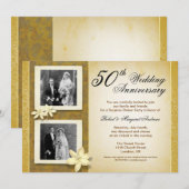 faire-part de deux photos pour anniversaire de mar (Devant / Derrière)