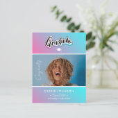 Faire-part de diplôme (Debout devant)