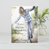 Faire-part de diplôme (Debout devant)