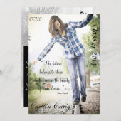 Faire-part de diplôme (Devant / Derrière)