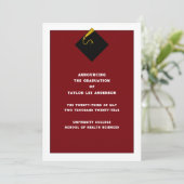 Faire-part de diplôme (Debout devant)