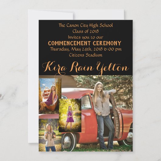 Faire-part de diplôme (Dos)