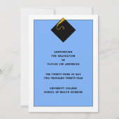 Faire-part de diplôme (Devant)