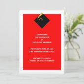 Faire-part de diplôme (Debout devant)