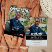 Faire-part de diplôme audacieux et invitation de l