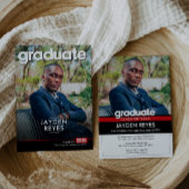 Faire-part de diplôme audacieux et invitation de l