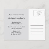 Faire-part de diplôme | Cartes postales (Dos)