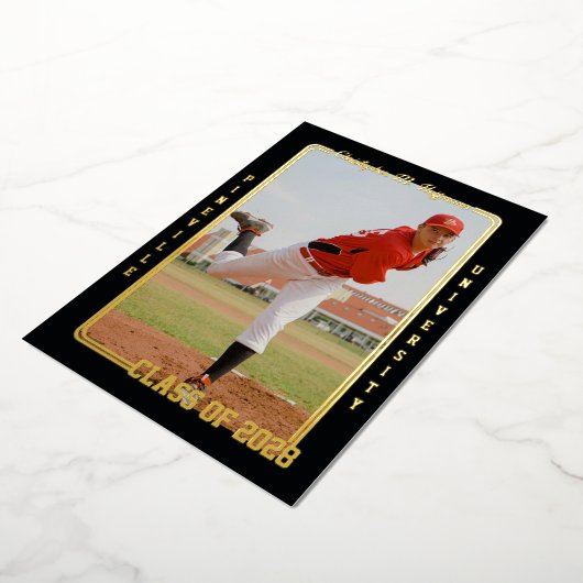 Faire-part de diplôme d'athlète (Rotation)