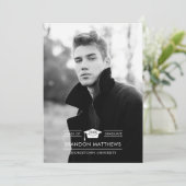 Faire-part de diplôme de Casquette de deuxième cyc (Debout devant)