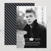 Faire-part de diplôme de Casquette de deuxième cyc (Devant / Derrière)