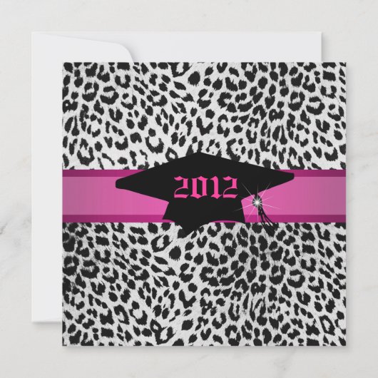 Faire-part de diplôme de Cheetah (Dos)