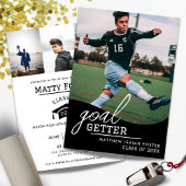 Faire-part de diplôme de football Invitation