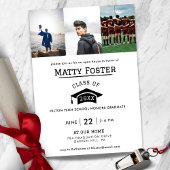 Faire-part de diplôme de football Invitation