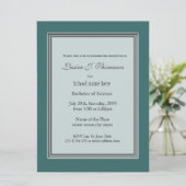 Faire-part de diplôme de haut niveau (Debout devant)