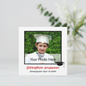 Faire-part de diplôme de la maternelle (Debout devant)