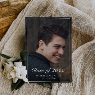 Faire-part de diplôme de l'université de photo cla