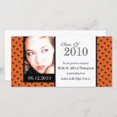 Faire-part de diplôme de mini-crânes (Devant / Derrière)