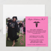 Faire-part de diplôme d'études Médicales de la RN (Devant / Derrière)