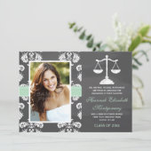 FAIRE-PART DE DIPLÔME DU CLASSEMENT MINT LAW SCHOO (Debout devant)