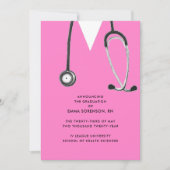 Faire-part de diplôme en infirmière (Devant)