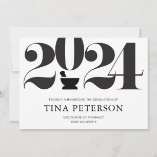 Faire-part de diplôme en pharmacie