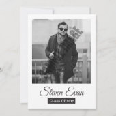 Faire-part de diplôme et invitation (Devant)