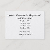 Faire-part de diplôme / Invitation - SRF (Dos)