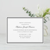 Faire-part de diplôme officiel (Debout devant)