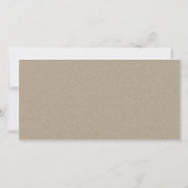 FAIRE-PART DE DIPLÔME PHOTO MINIMAL PROPRE CHIC (Dos)