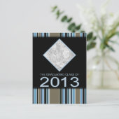 faire-part de diplôme rayé 2013 (Debout devant)